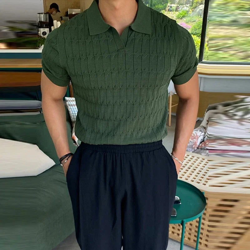 Polo élégant d'été pour homme