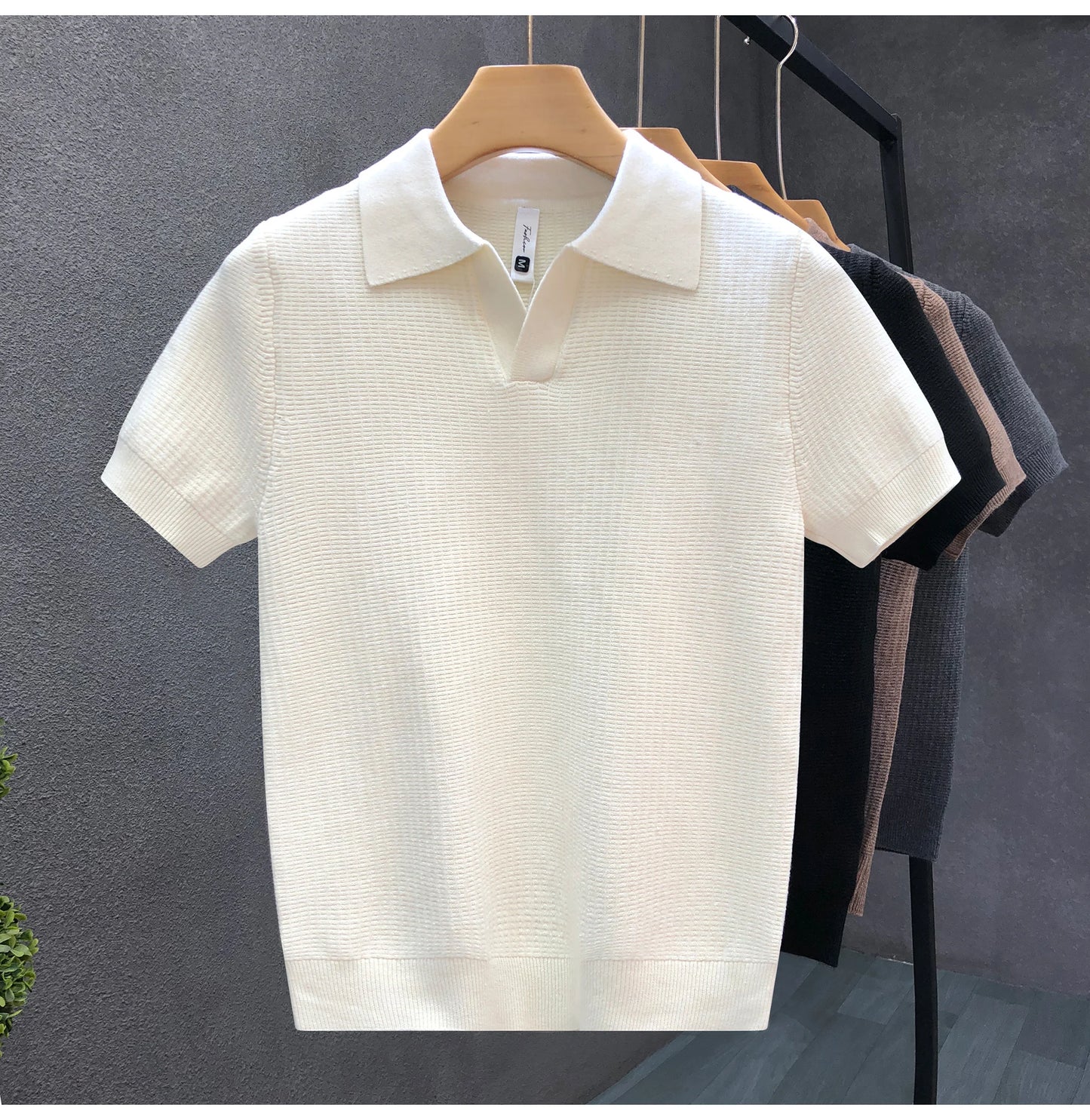Polo slim d'été pour homme
