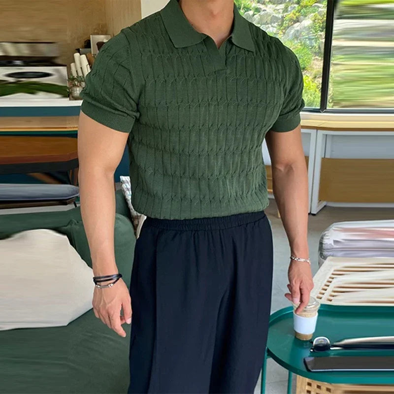 Polo élégant d'été pour homme