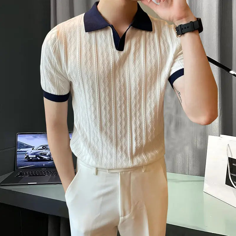 Polo élégant d'été pour homme