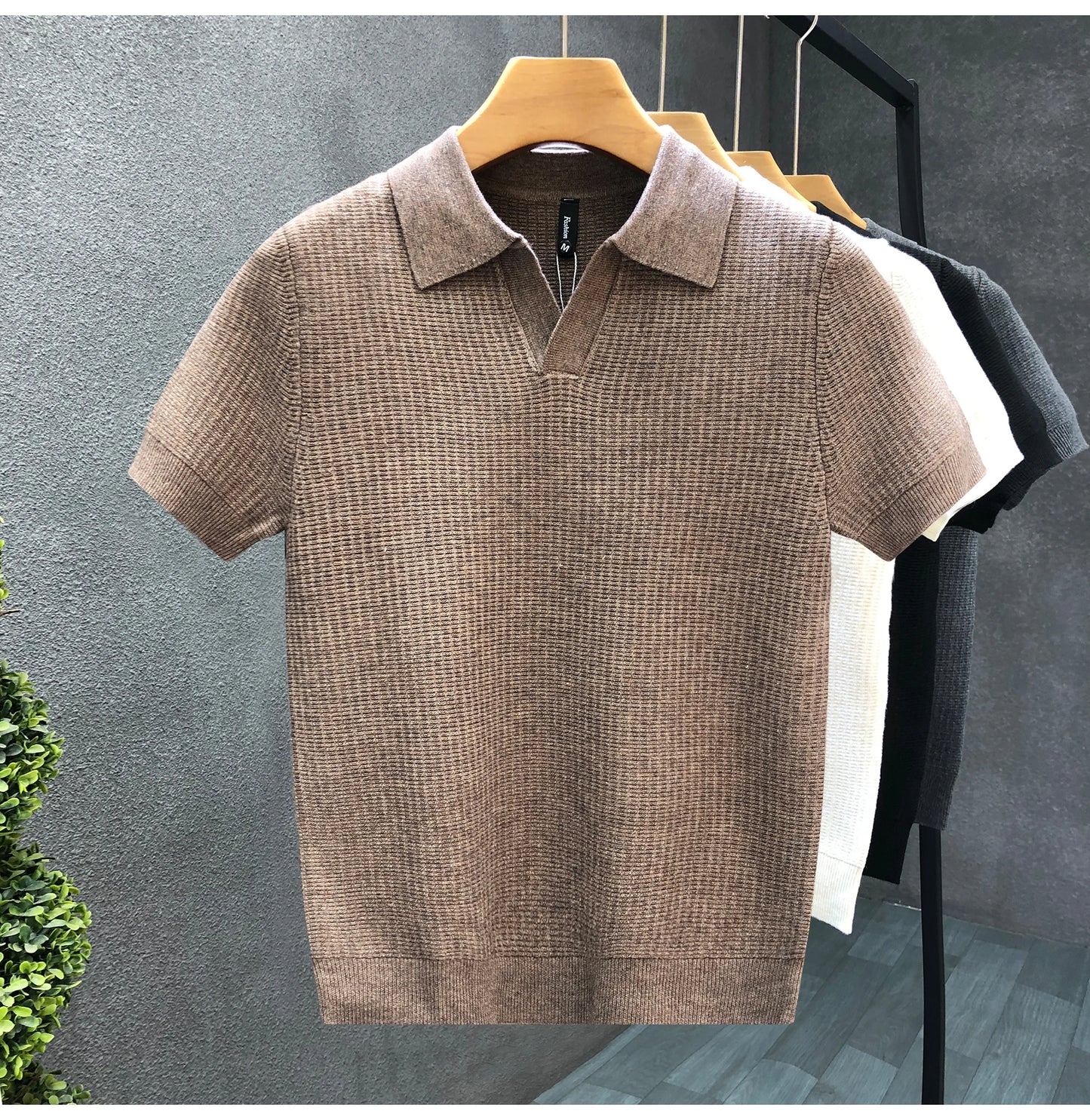 Polo slim d'été pour homme