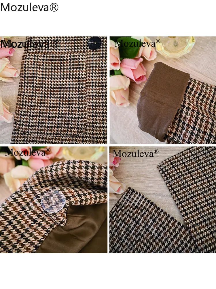 Blazer Jacket Casual Double Breasted Sashes Suit