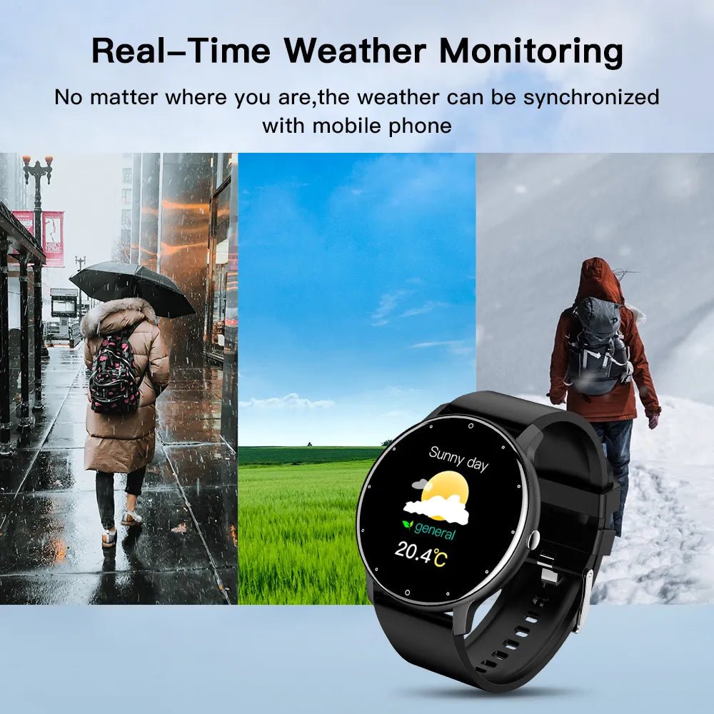 Canmixs relógio inteligente masculino feminino esporte relógio inteligente monitor de sono freqüência cardíaca à prova dwaterproof água relógio inteligente para ios android