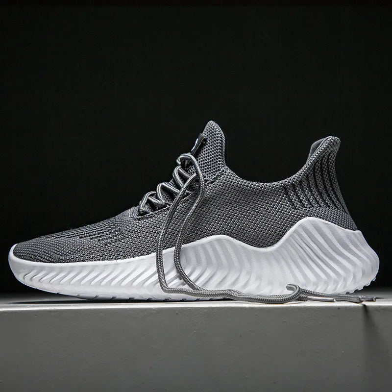 Men's Shoes High Quality Men Sneakers Breathable White Fashion Gym Casual Light Walking Large
