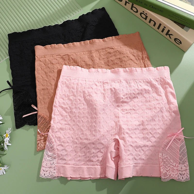 Menstrual Panties Lace Leak Proof Briefs Ruffle Bow Absorbent Lingerie Comfortable Physiological Underwear Menstrual Underpants
