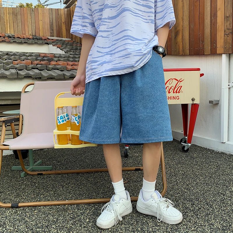 LAPPSTER Youth Japanese Baggy Denim Shorts