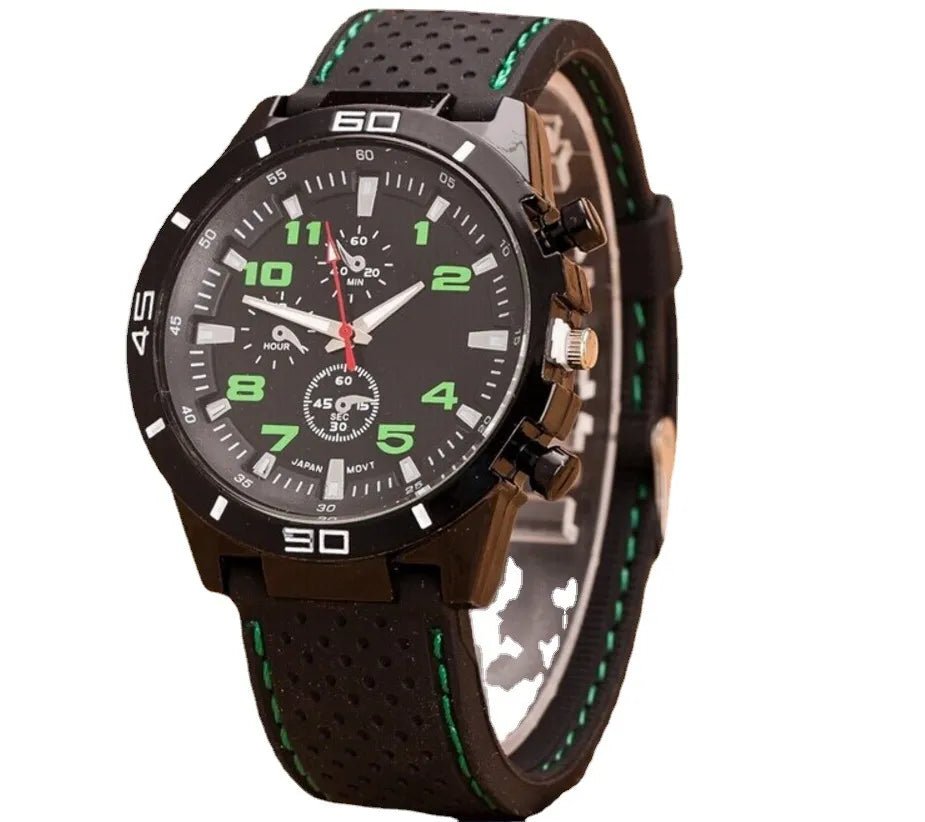 Moda data quartzo relógios masculinos marca superior de luxo relógio masculino cronógrafo esporte