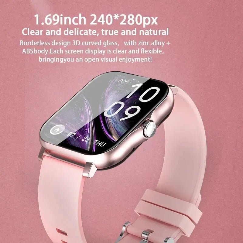 Connected watch, with Bluetooth calls, physical activity monitor
