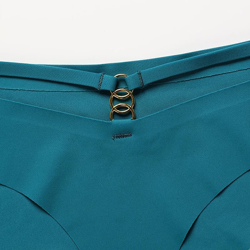 TERMEZY String Sexy Sans Couture Culotte Sous-Vêtements En Soie Glacée  Trace Lingerie Lingerie Slip Taille Basse String Creux Panty